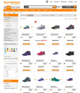 Neue Navigation SportScheck